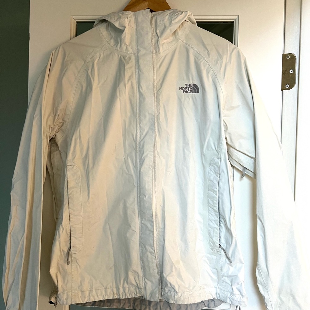 The North Face White Hooded Jacket